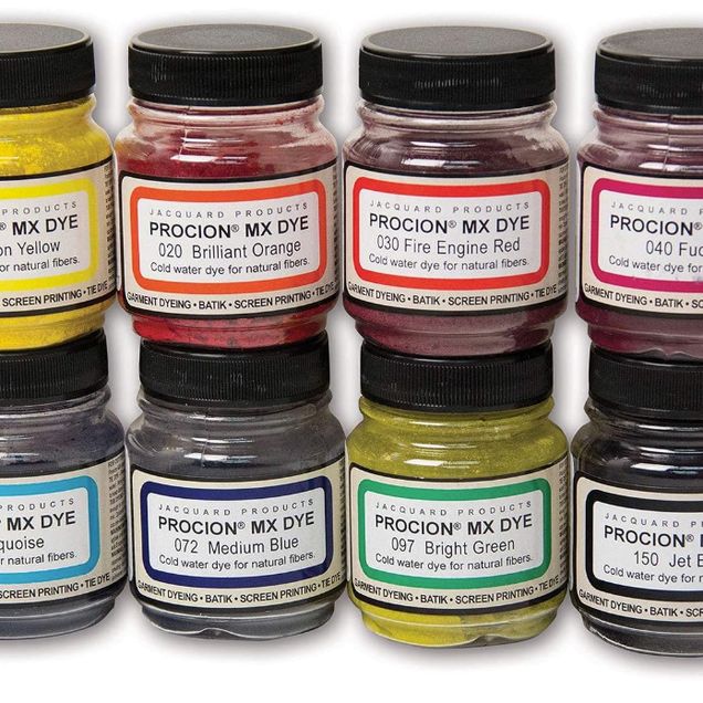 Jacquard Procion Mx 2/3 oz. Color Set of 8 Jacquard Procion Mx 2/3 oz. Color Set of 8