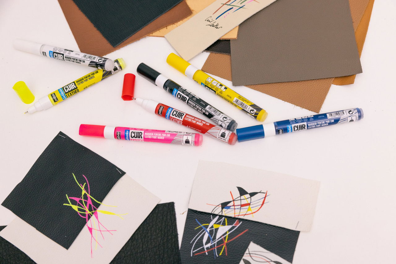 Pebeo Setacolor Leather Paint Marker Sets