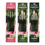 Pro Stroke Powercryl Synthetic Acrylic Brushes