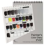 HG Art Concepts Painter's Color Diary for Oil and Acrylic 9x12 in. Pad - (90541)