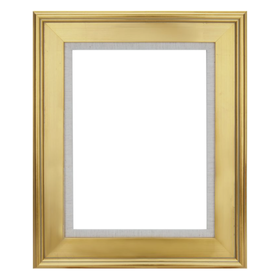 Gold Plein Air Frame with Linen Liner