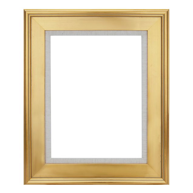 Gold Plein Air Frame with Linen Liner Gold Plein Air Frame with Linen Liner