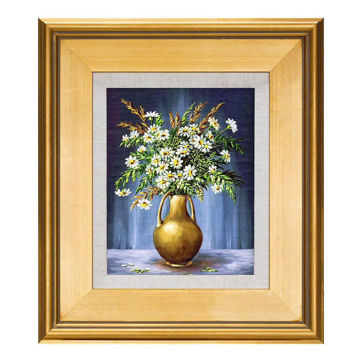 Gold Plein Air Frame with Linen Liner