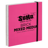 SoHo Brick Square Journal 200 gsm 5.5x5.5 Mixed Media (40 Sheets) - (90550)