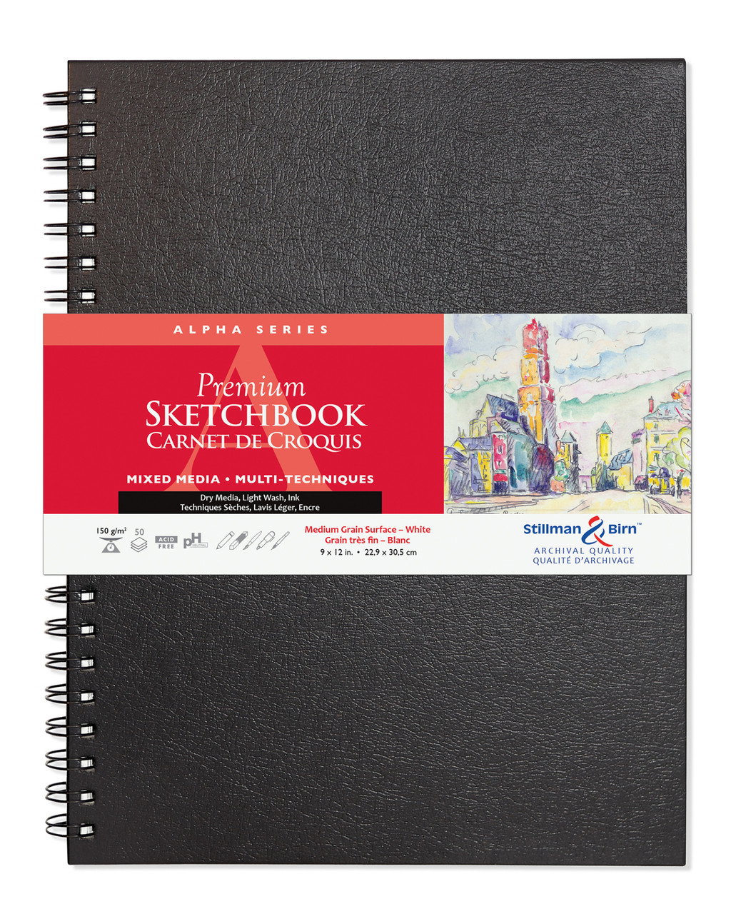 Stillman & Birn Alpha Wire Bound Sketch Book 9x12 - (200019144)