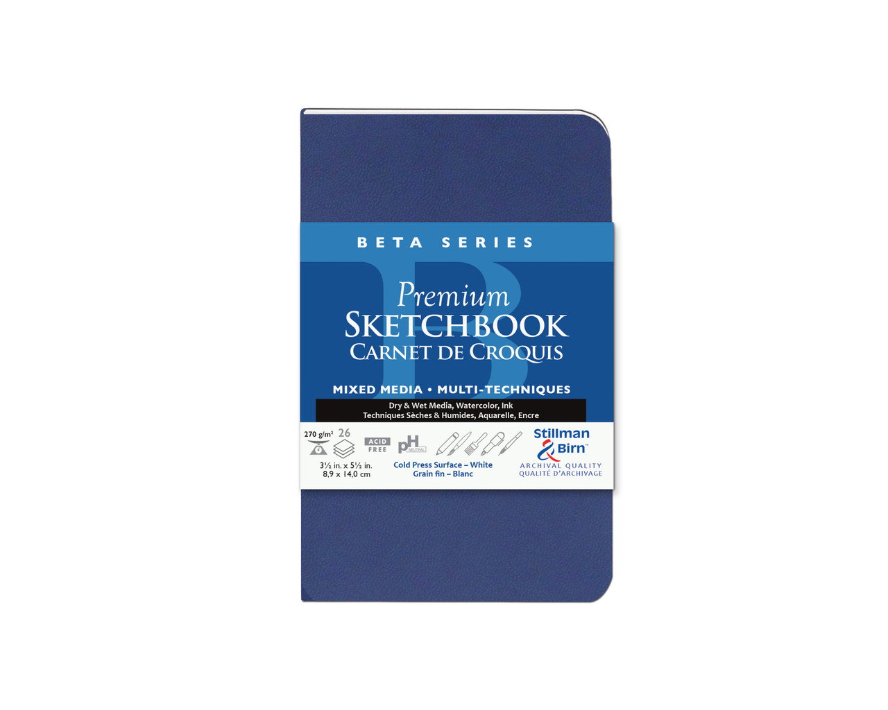 Stillman & Birn Beta Softbound Portrait Sketch Book 3.5"x5.5" - (200020223)