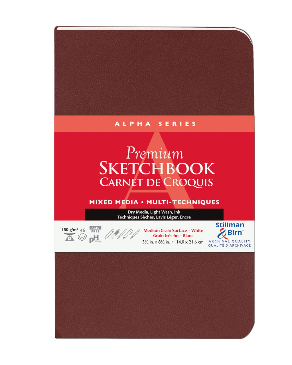 Stillman & Birn Alpha Softbound Portrait Sketch Book 5.5"x8.5" - (200020220)