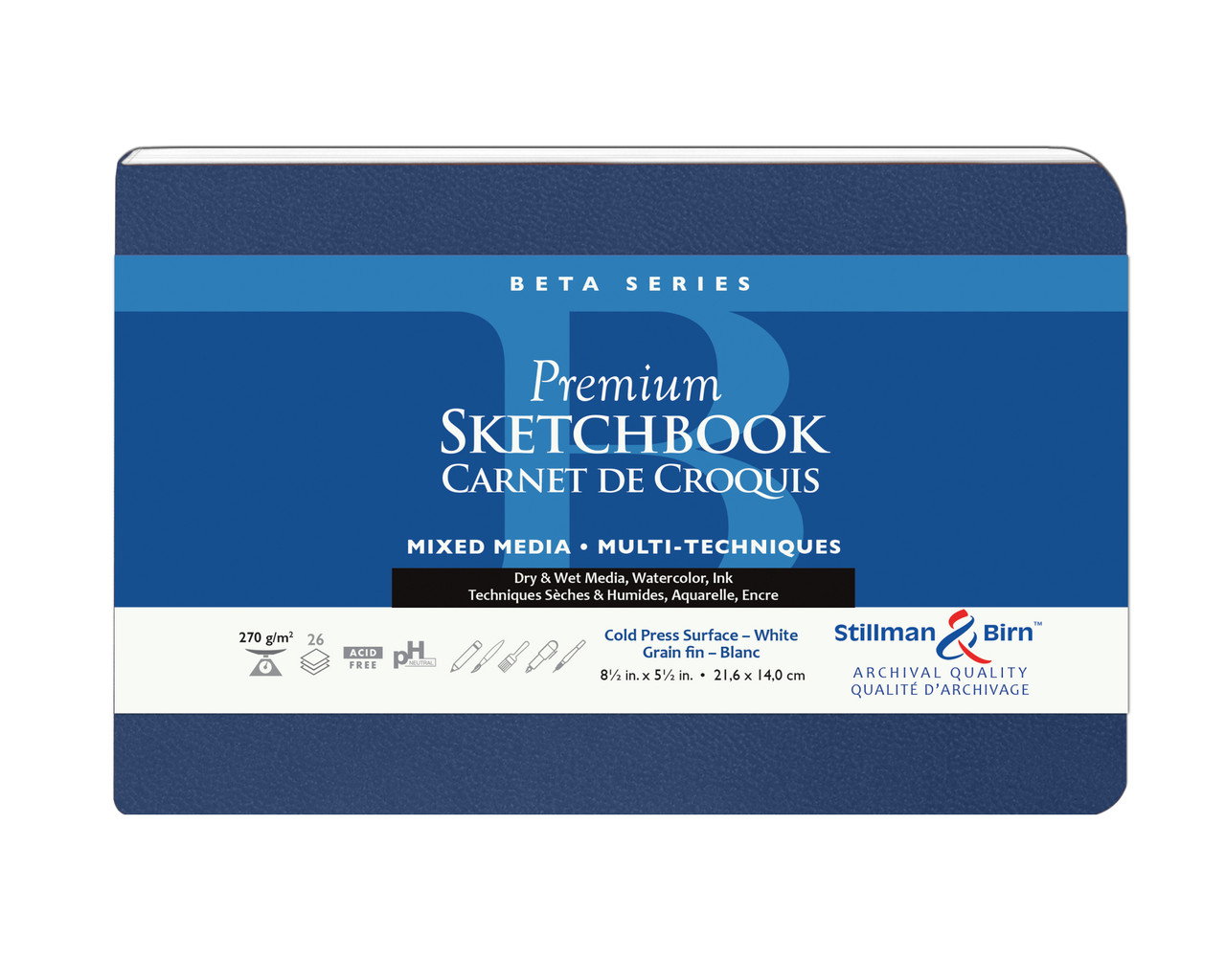 Stillman & Birn Beta Softbound Landscape Sketch Book 8.5x5.5 - (200020226)