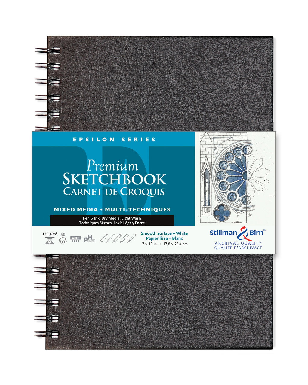Stillman & Birn Epsilon Wire Bound Sketch Book 7x10 - (200019164)
