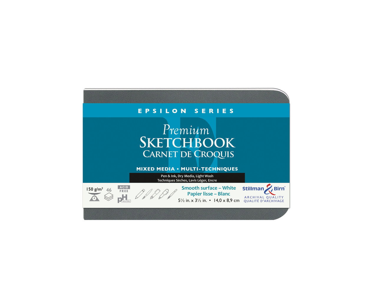 Stillman & Birn Epsilon Softbound Landscape Sketch Book 5.5"x3.5" - (200020236)