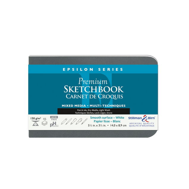 Stillman & Birn Epsilon Softbound Landscape Sketch Book 5.5"x3.5" - (200020236) Stillman & Birn Epsilon Softbound Landscape Sketch Book 5.5"x3.5" - (200020236)
