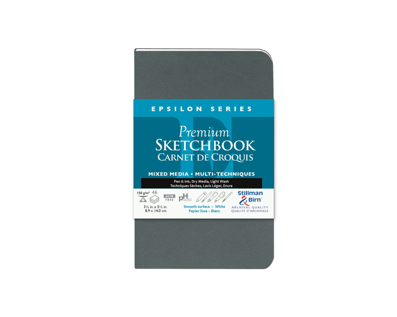 Stillman & Birn Epsilon Softbound Portrait Sketch Book 3.5x5.5 - (200020235)