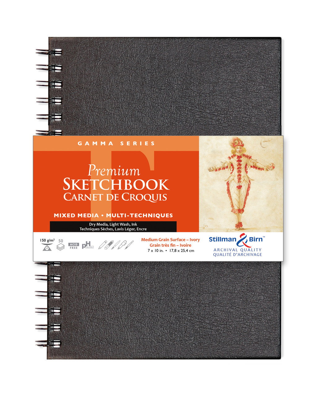 Stillman & Birn Gamma Wire Bound Sketch Book 7"x10" - (200019172)