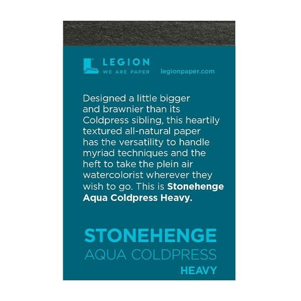 Stonehenge Aqua Watercolor 300 lb. Cold Press Heavy 2.5x3.75in Mini Pad - (200032569)
