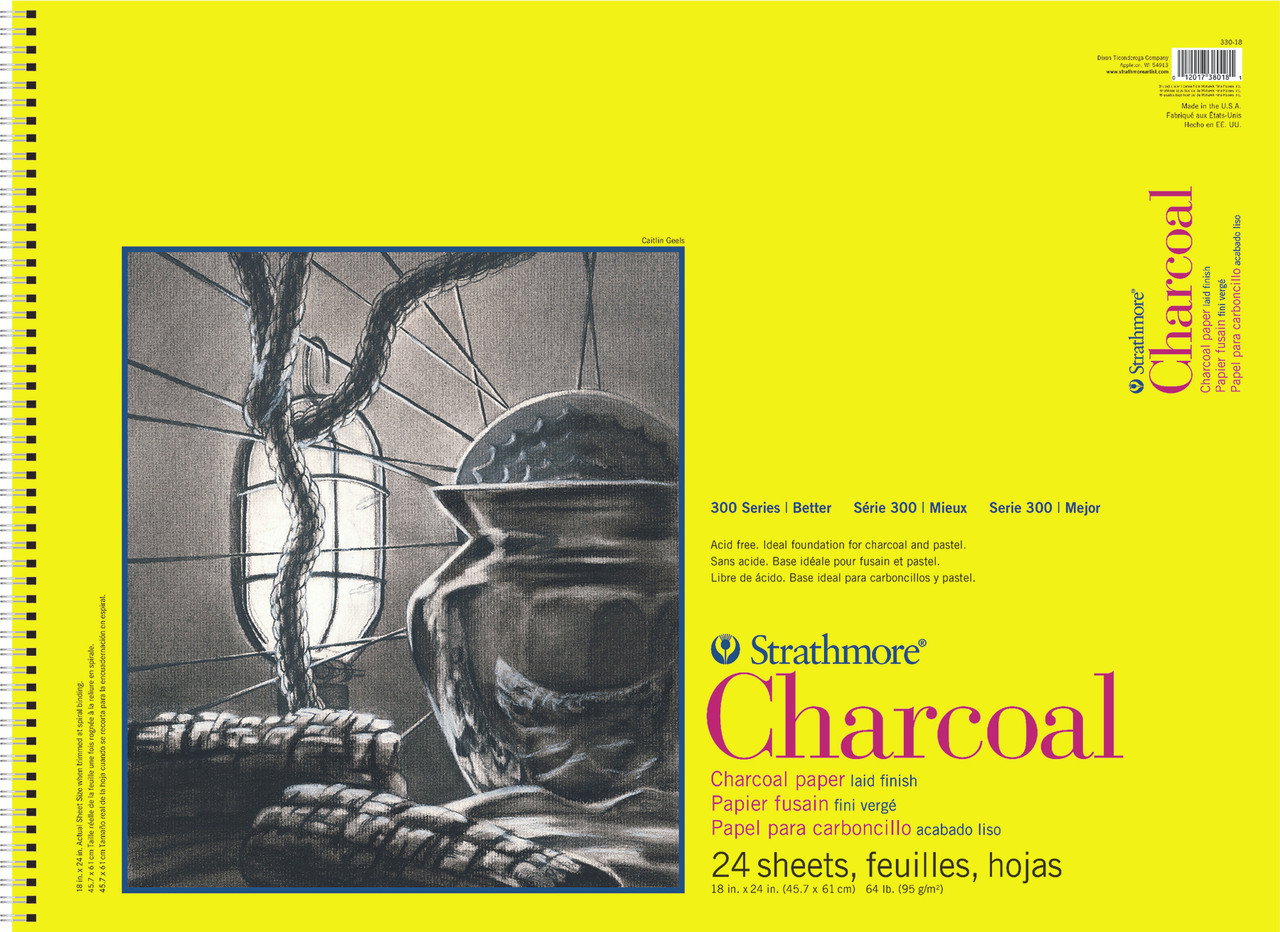 Strathmore 300 Series Charcoal Pad 18"x24" - (100042786)