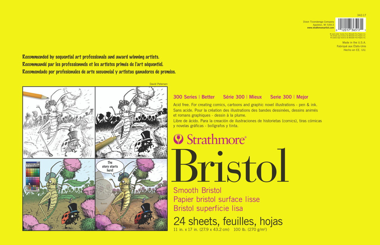 Strathmore 300 Series Smooth Bristol Pad 11x17 - (200000728)