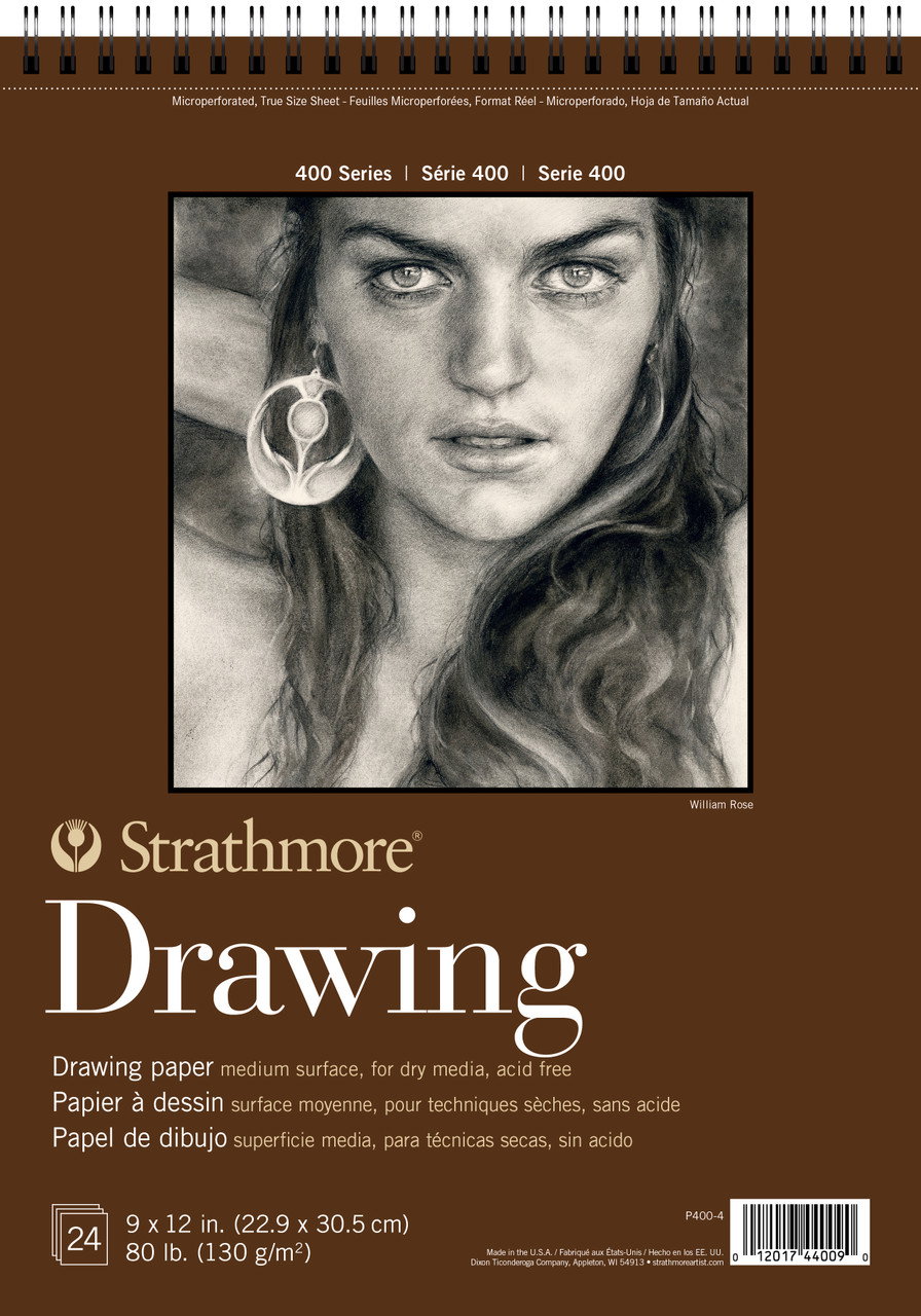 Strathmore 400 Series Drawing Pad 9"x12" - (17299)