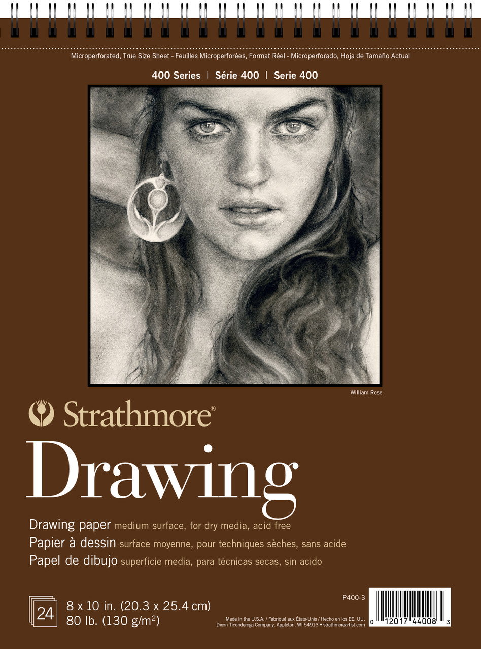 Strathmore 400 Series Drawing Pad 8"x10" - (17298)