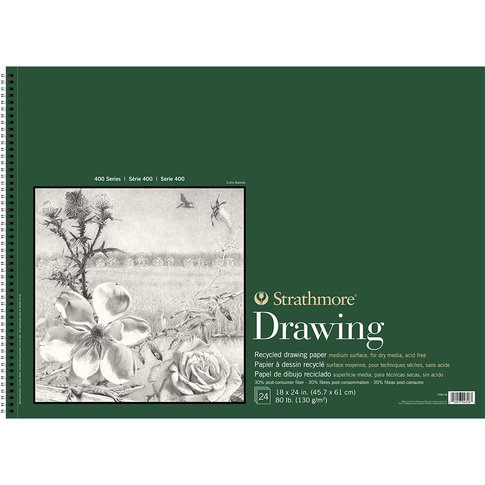Strathmore 400 Series Recycled Drawing Pad 18x24 - (65085)