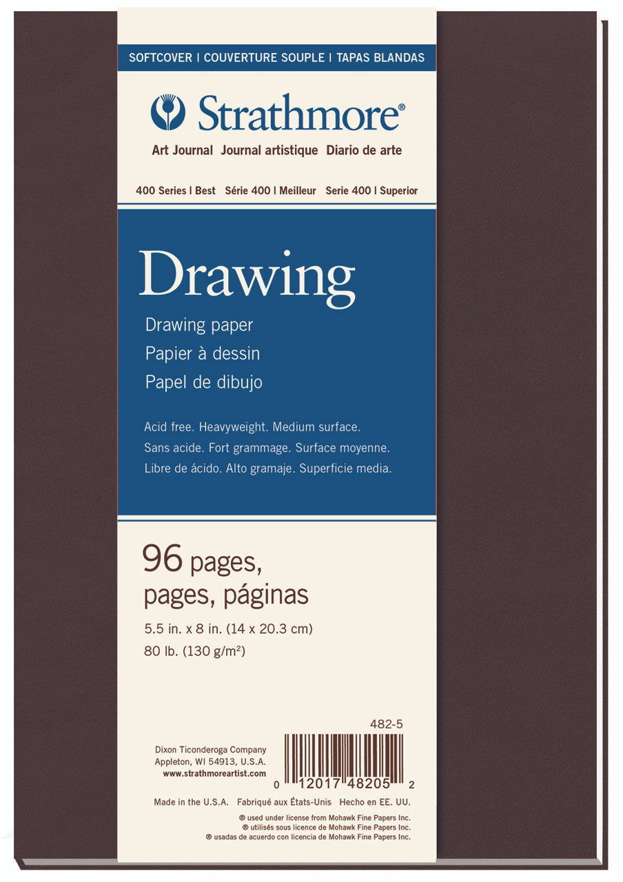 Strathmore 400 Series Soft Cover Drawing Journal 5.5"x8" Cream Paper - (200014820)