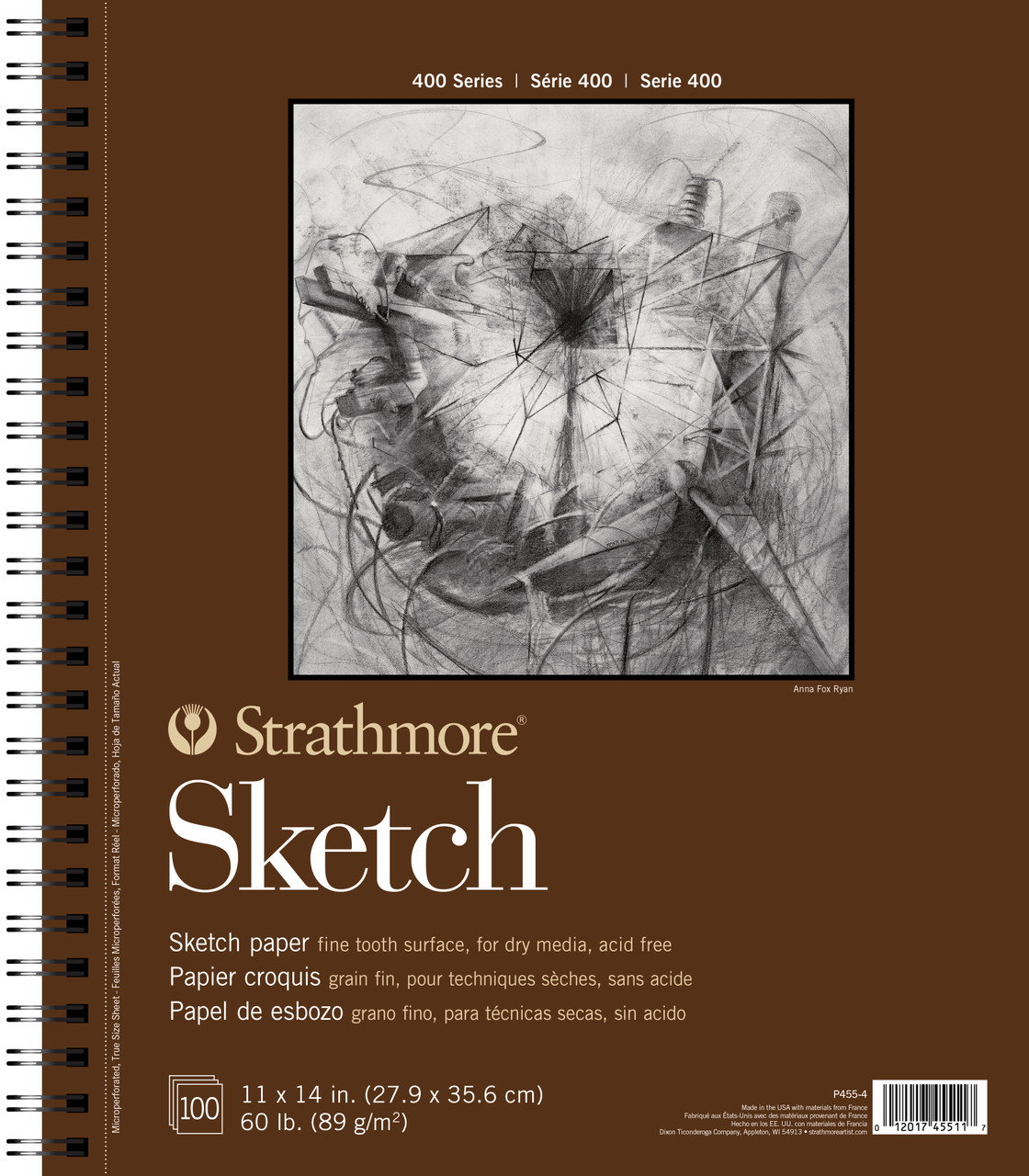 Strathmore 400 Series Sketch Pad 11"x14" (100 Sheets) - (17378)