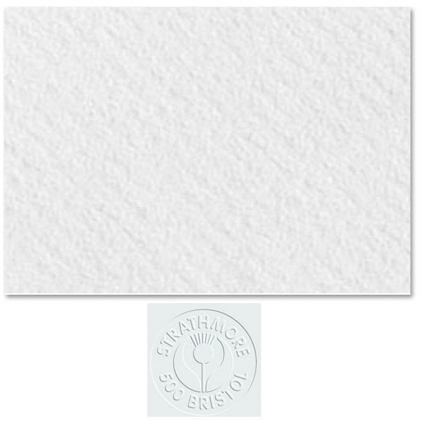 Strathmore 500 Series Drawing Paper Plate Surface 23x29 2 Ply - (16824)