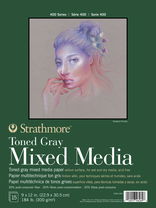 Strathmore 400 Series Toned Mixed Media Pad 9x12 Gray - (200026925)