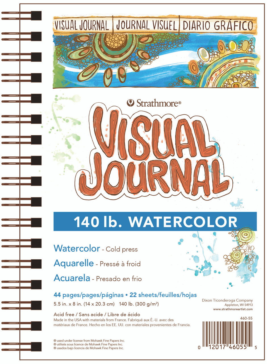 Strathmore Visual Art 140 lb. Watercolor Journal 5.5x8 - (200003622)