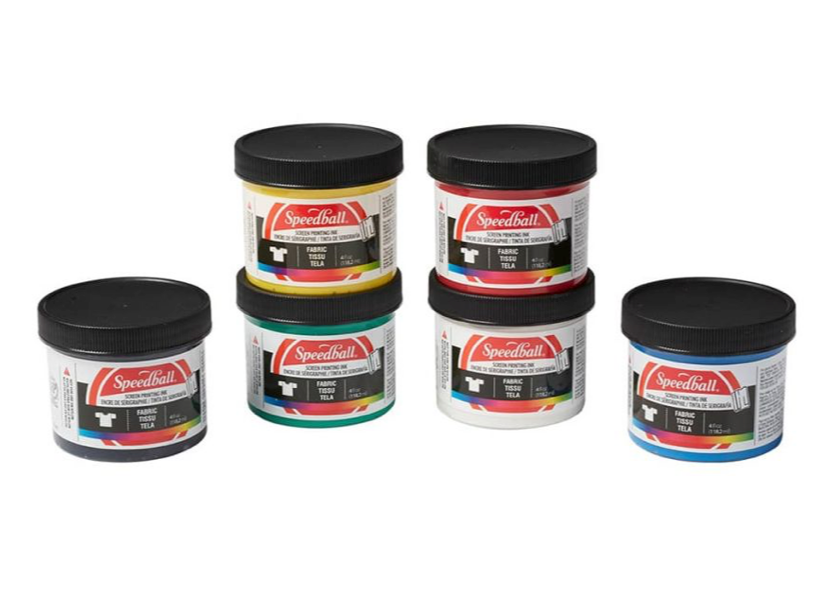 Speedball Fabric Screen Printing Ink Starter Set
