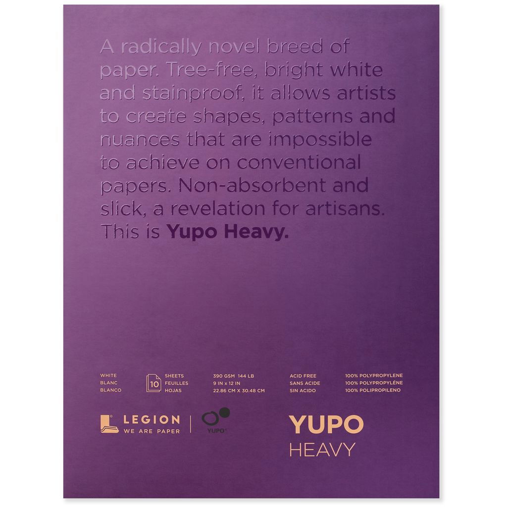 Yupo Heavyweight White 9x12in Pad - (200020485)