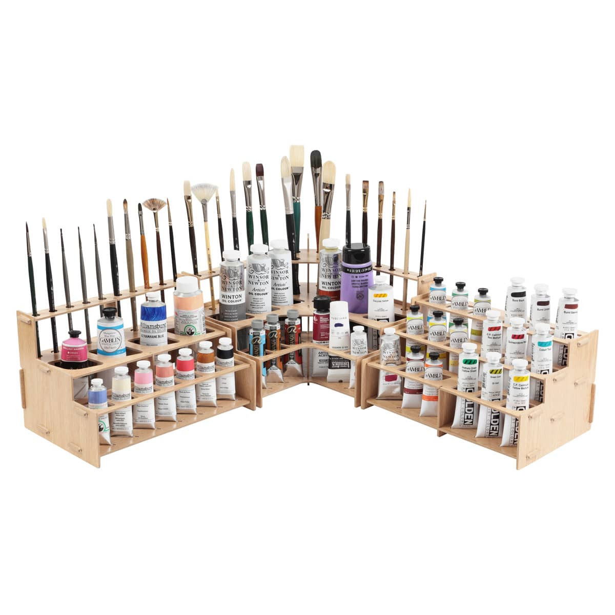 Mezzo Artist Paint and Brush Set of 3 Racks - (90348)