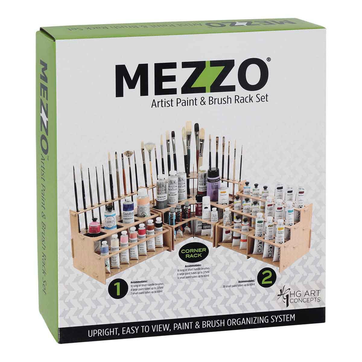 Mezzo Artist Paint and Brush Set of 3 Racks - (90348)