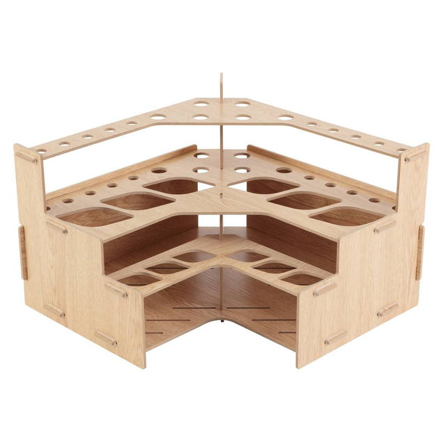 Mezzo Artist Paint and Brush Corner Rack - (90347) Mezzo Artist Paint and Brush Corner Rack - (90347)