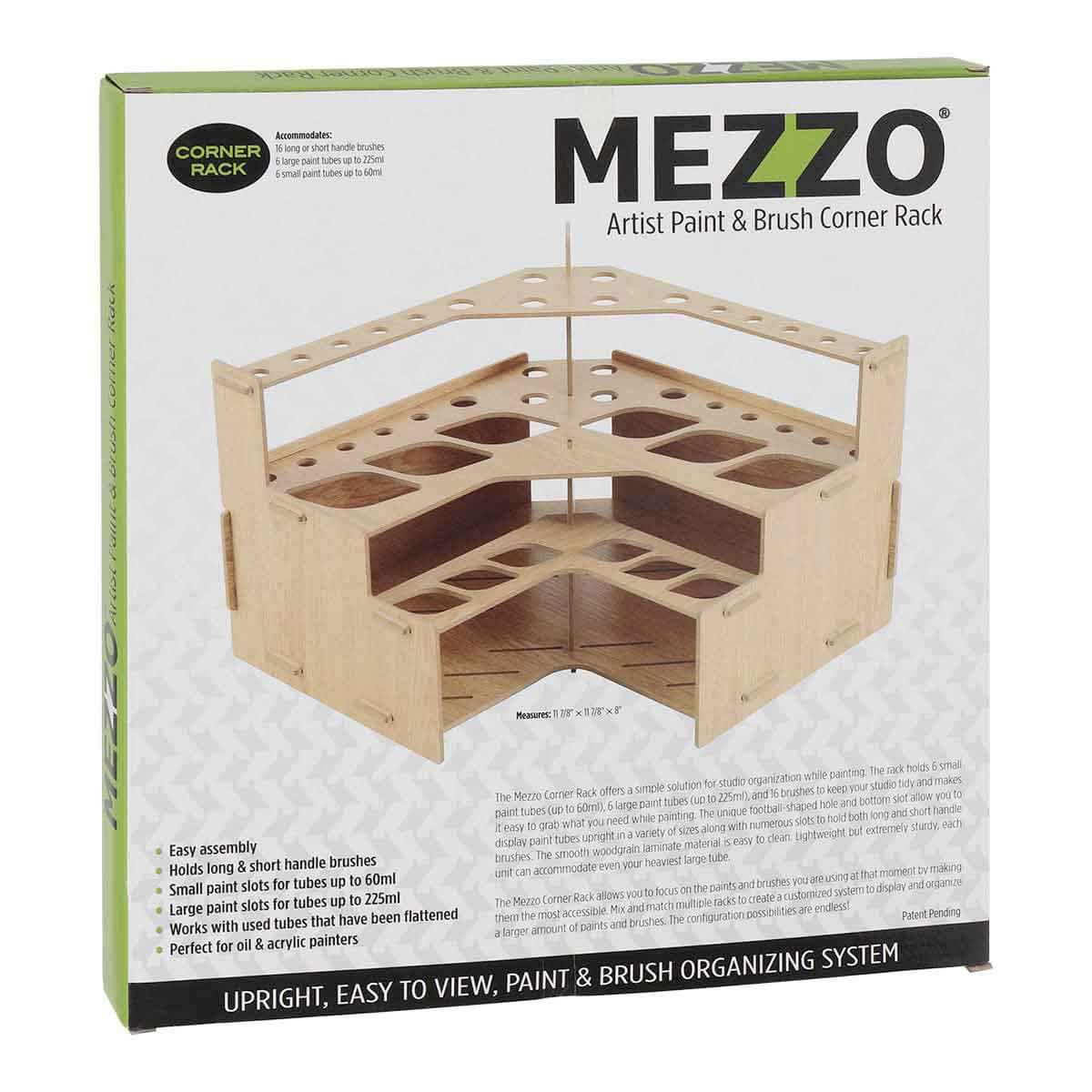 Mezzo Artist Paint and Brush Corner Rack - (90347)