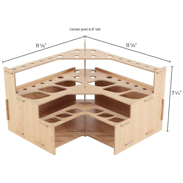 Mezzo Artist Paint and Brush Corner Rack - (90347) Mezzo Artist Paint and Brush Corner Rack - (90347)
