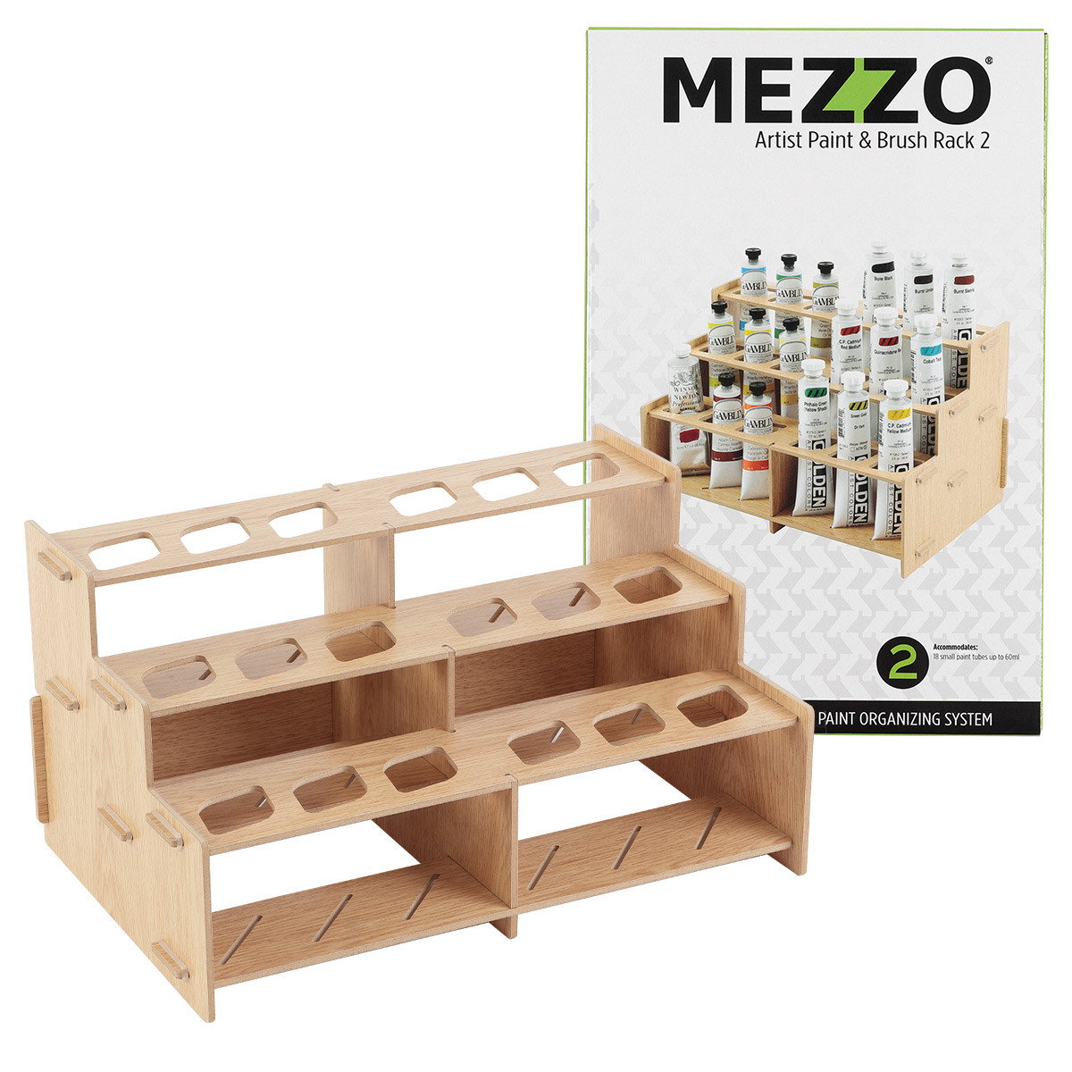 Mezzo Artist Paint and Brush Straight Rack 2 - (90346)