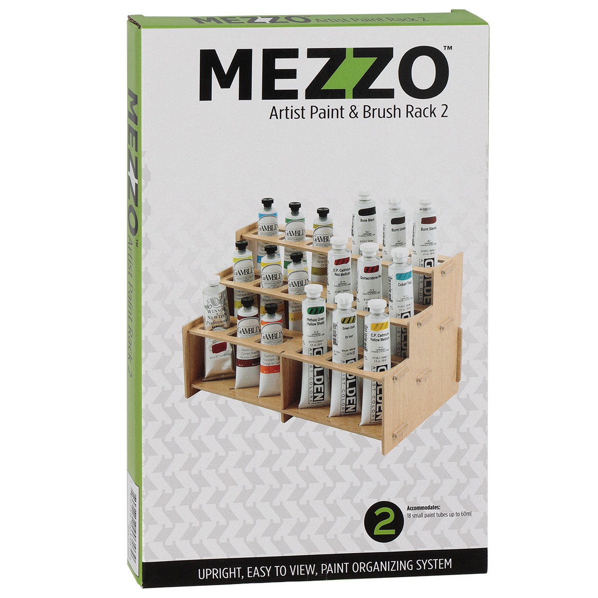 Mezzo Artist Paint and Brush Straight Rack 2 - (90346)