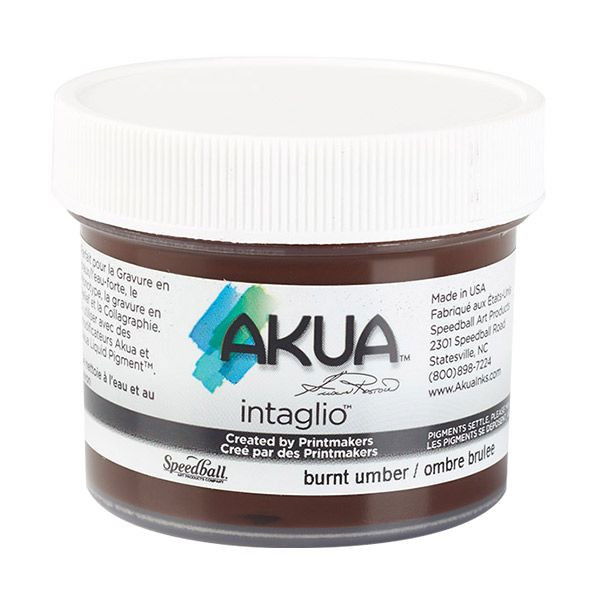Akua Intaglio Ink Burnt Umber 2 oz. - (200017700)