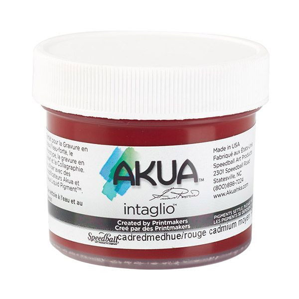 Akua Intaglio Ink Cadmium Red Medium 2 oz. - (200019667)