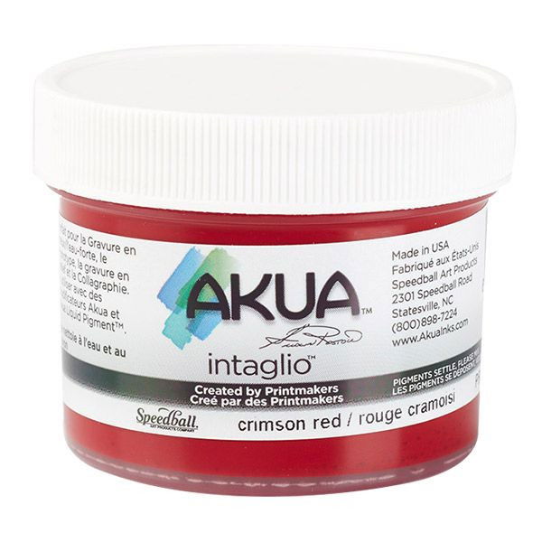 Akua Intaglio Ink Crimson Red 2 oz. - (200017703)