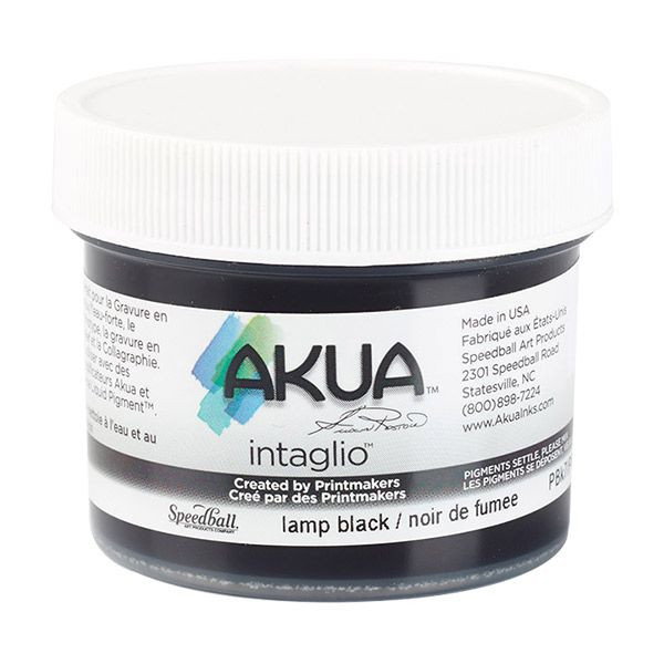 Akua Intaglio Ink Lamp Black 2 oz. - (200017707)