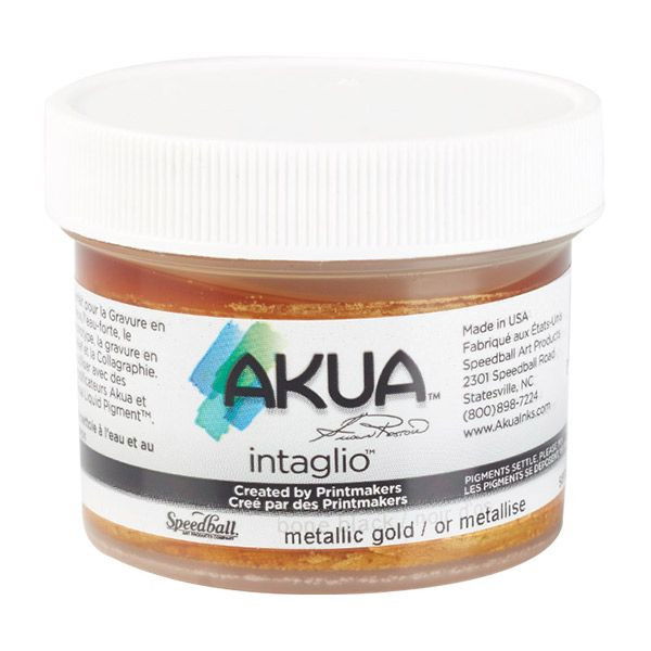 Akua Intaglio Ink Metallic Gold 2 oz. - (200017709)