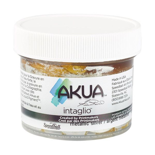 Akua Intaglio Ink Metallic Silver 2 oz. - (200017710)