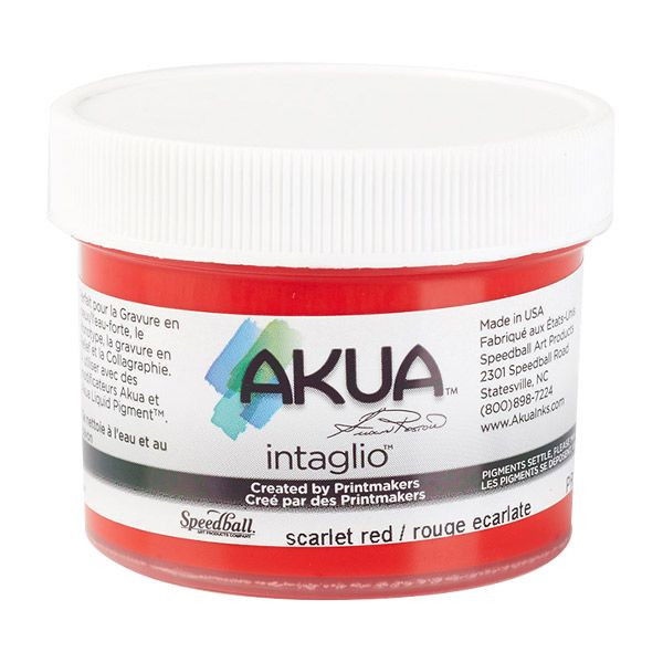Akua Intaglio Ink Scarlet Red 2 oz. - (200017720)