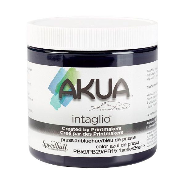 Akua Intaglio Ink Prussian Blue 8 oz. - (200019670)