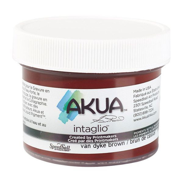 Akua Intaglio Ink Vandyke Brown 2 oz. - (200017723)