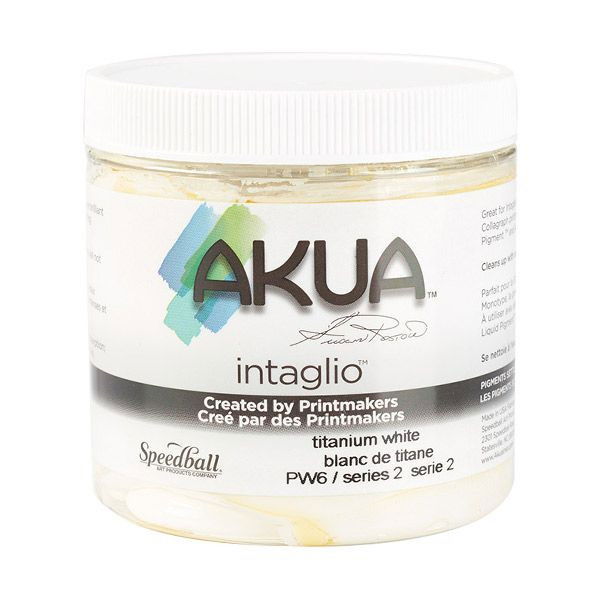 Akua Intaglio Ink Titanium White 8 oz. - (200017748)