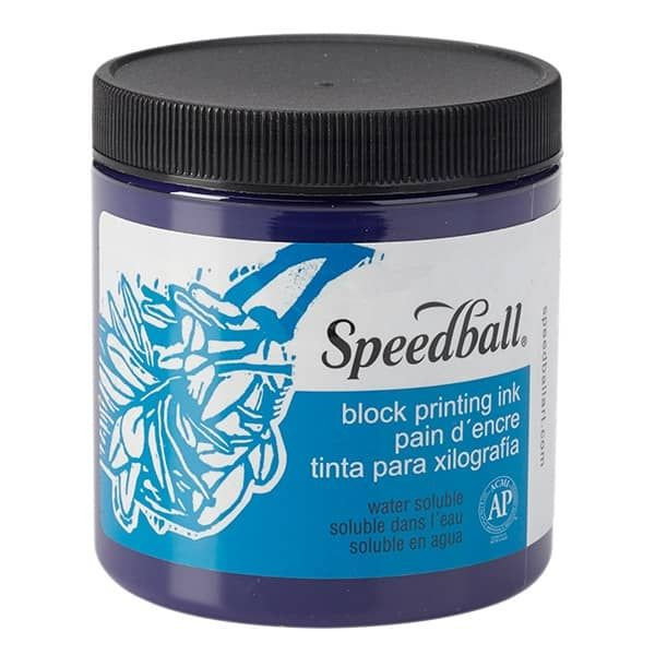 Speedball Water-Soluble Block Printing Ink 8 oz. Violet - (66544)