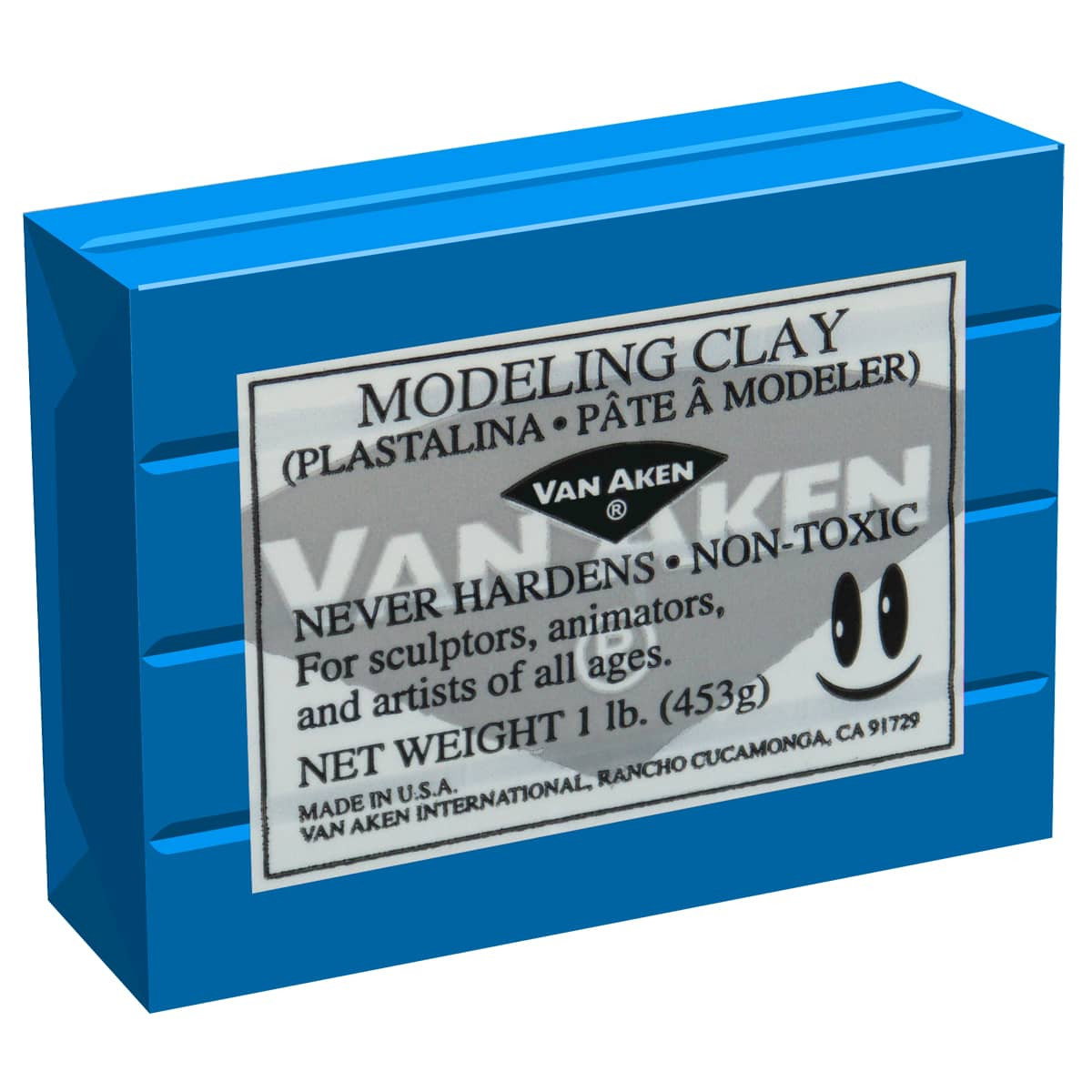 Van Aken Plastalina Modeling Compound 1lb Turquoise Brick - (200011701)