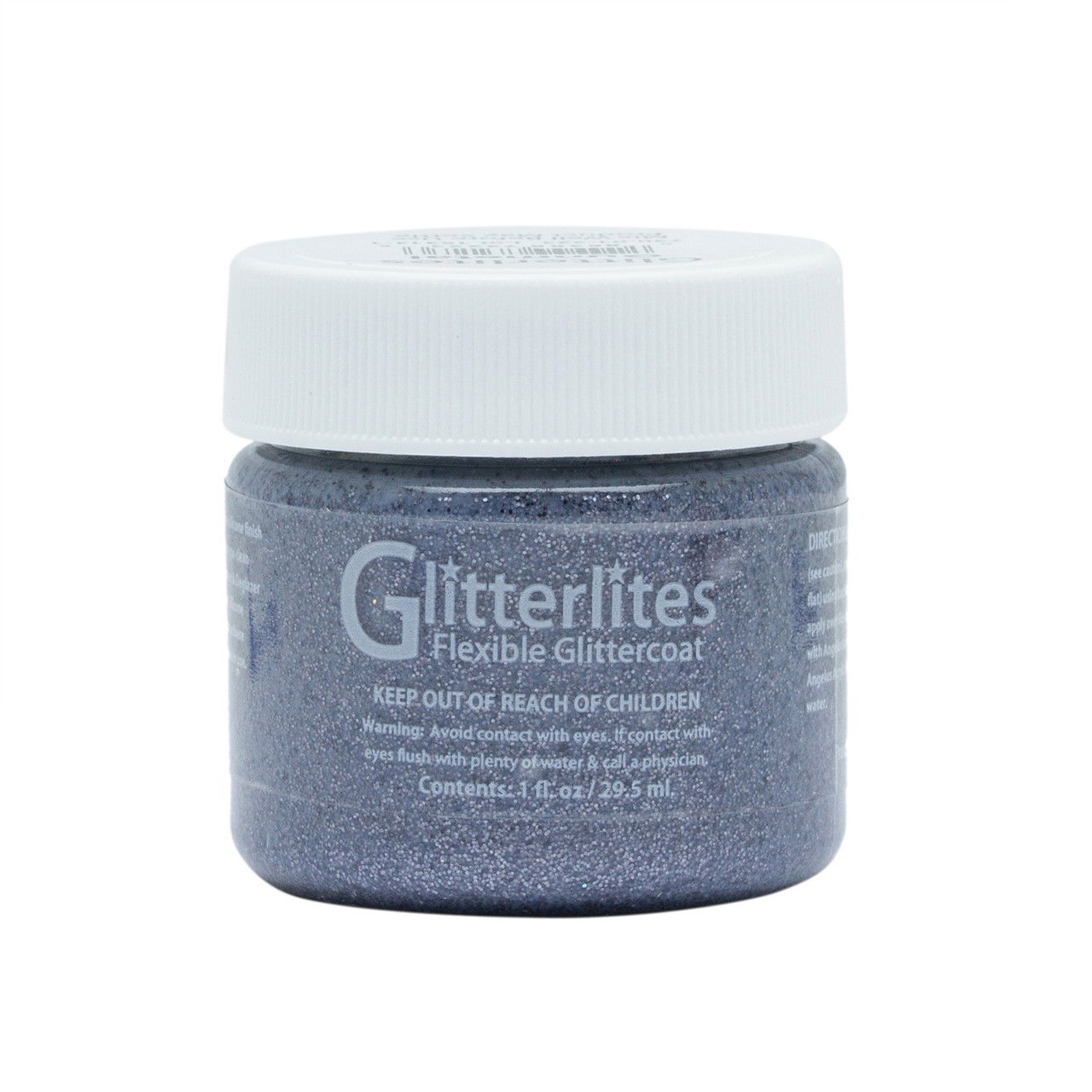 Angelus Glitterlites Paint 1 oz. Gunmetal - (1000083952)